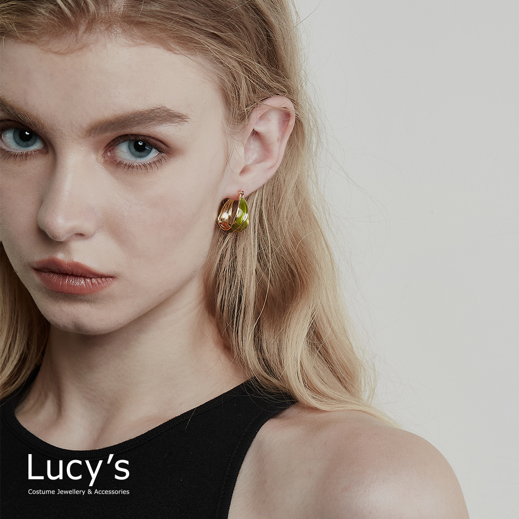 Lucy's X RO HUANG．耳環 (三色) (118987/118988/118989)