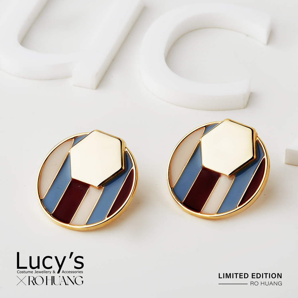 Lucy's X RO HUANG．耳環 (三色) (118996/118997/118998)