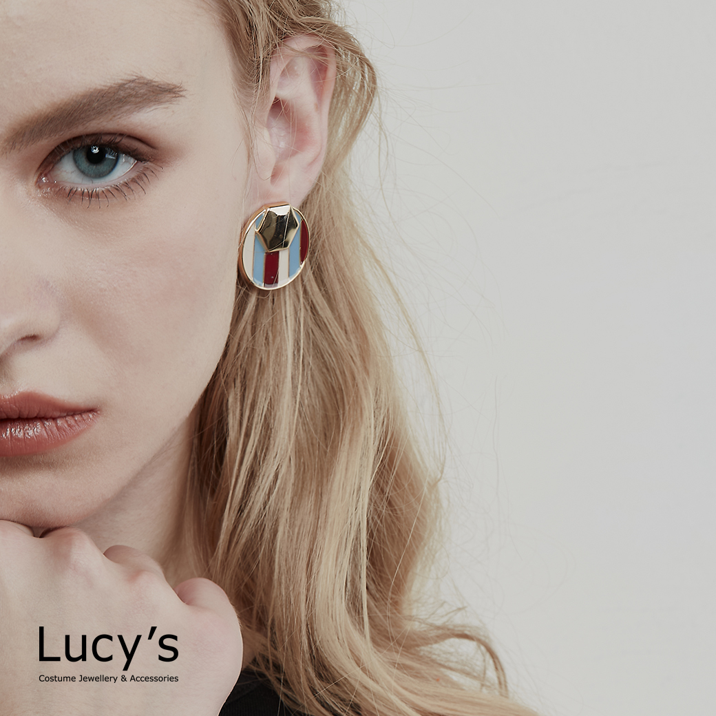 Lucy's X RO HUANG．耳環 (三色) (118996/118997/118998)