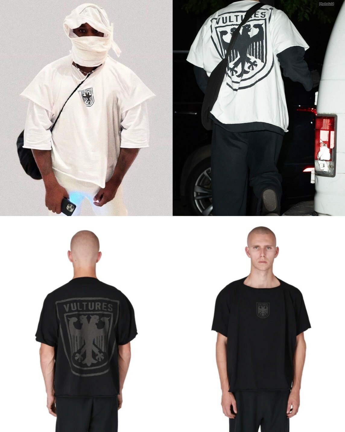 Yeezy Vultures Box T 老鷹標徽解構短袖  YZY 《VULTURES》Yeezy Kanye