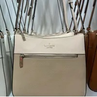 [S] KATE SPADE KB648 LEILA SWINGPACK CROSSBODY COLORBLOCK PEBB,LIGHT SAND, 196021275470 (SKS1187)