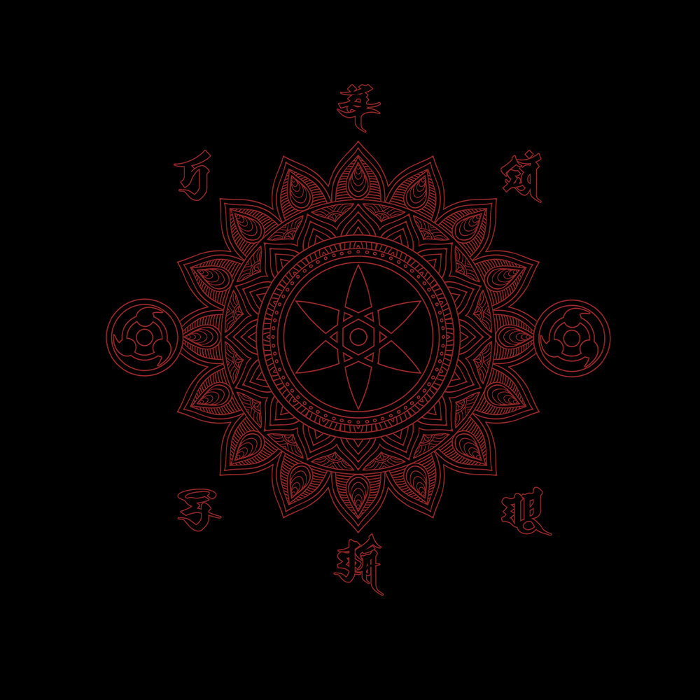 Cospa 0707 NARUTO-ﾅﾙﾄ- 疾風伝 万華鏡写輪眼 Tｼｬﾂ/BLACK