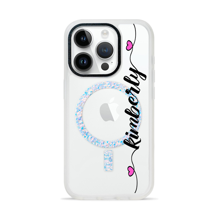 俏皮姓名 膚感閃透殼 (MagSafe磁吸) (訂製名字) iPhone防摔手機殼