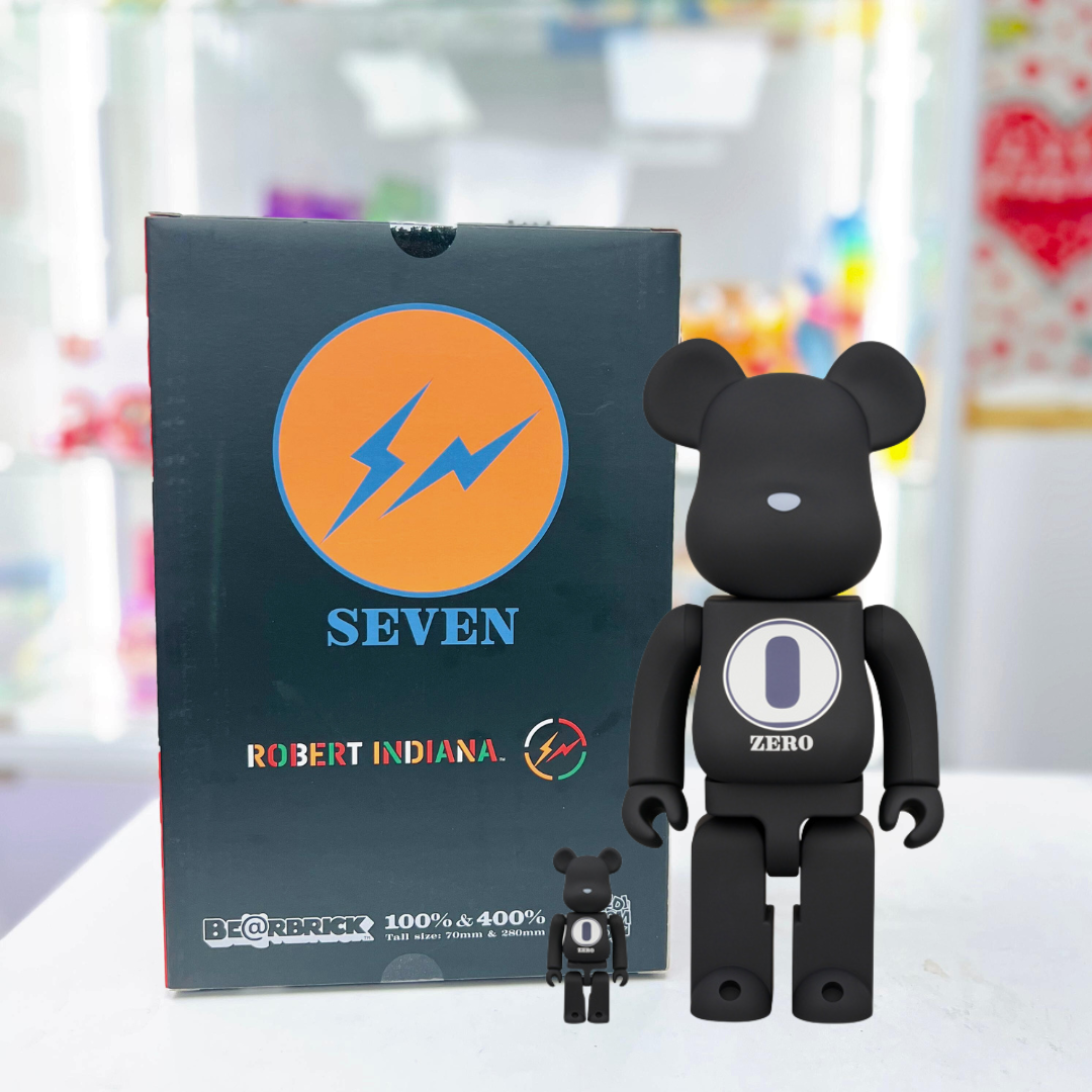 100％+400％ / 1000% BE@RBRICK ROBERT INDIANA × fragmentde 