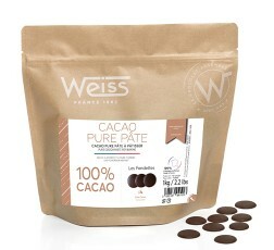 [ 頂級巧克力 ]法國 Weiss 100% 可可膏 (鈕扣型)