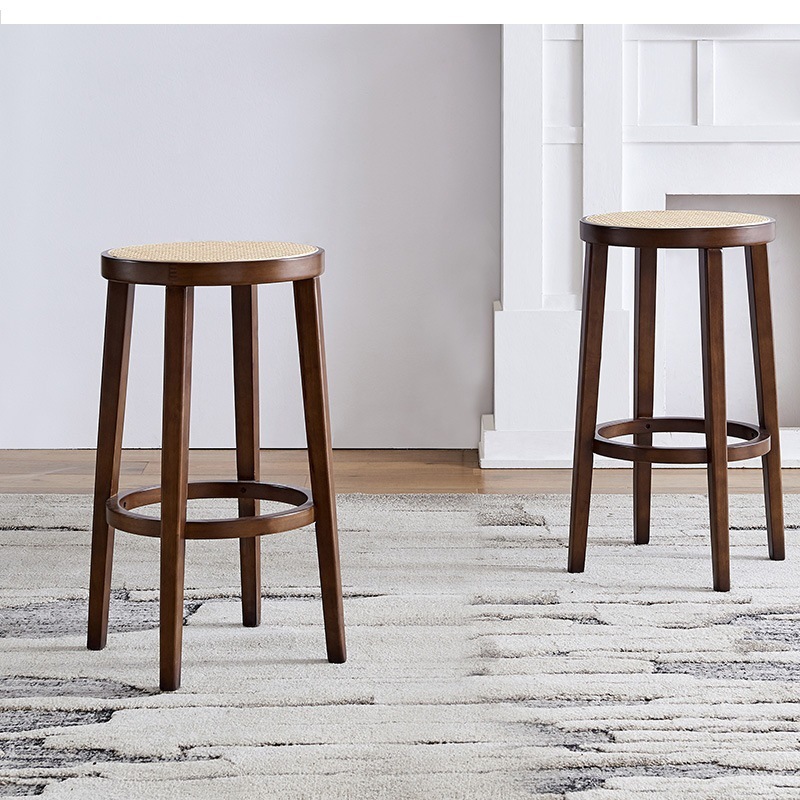 木質吧台高腳椅