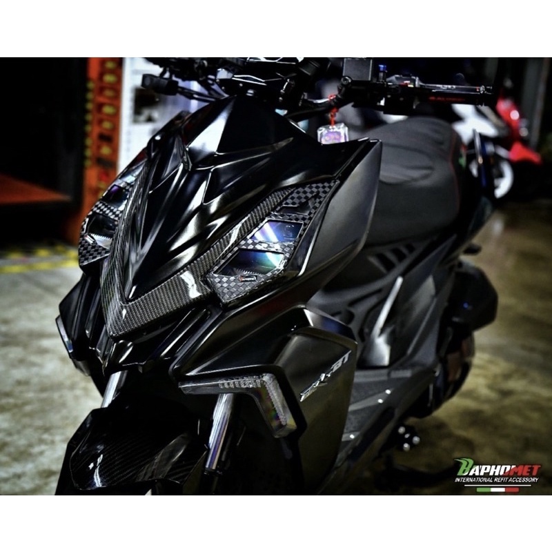 【巴風特 Bpahomet】鍛造碳纖維 蜂巢 卡夢 碳纖維 貼片 燈罩 飾片 SYM DRG 龍