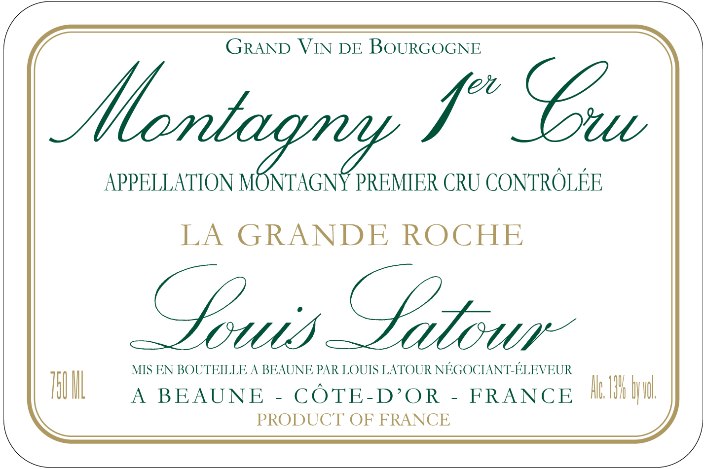 Louis Latour Montagny 1er Cru "La Grande Roche" 2021/2022
