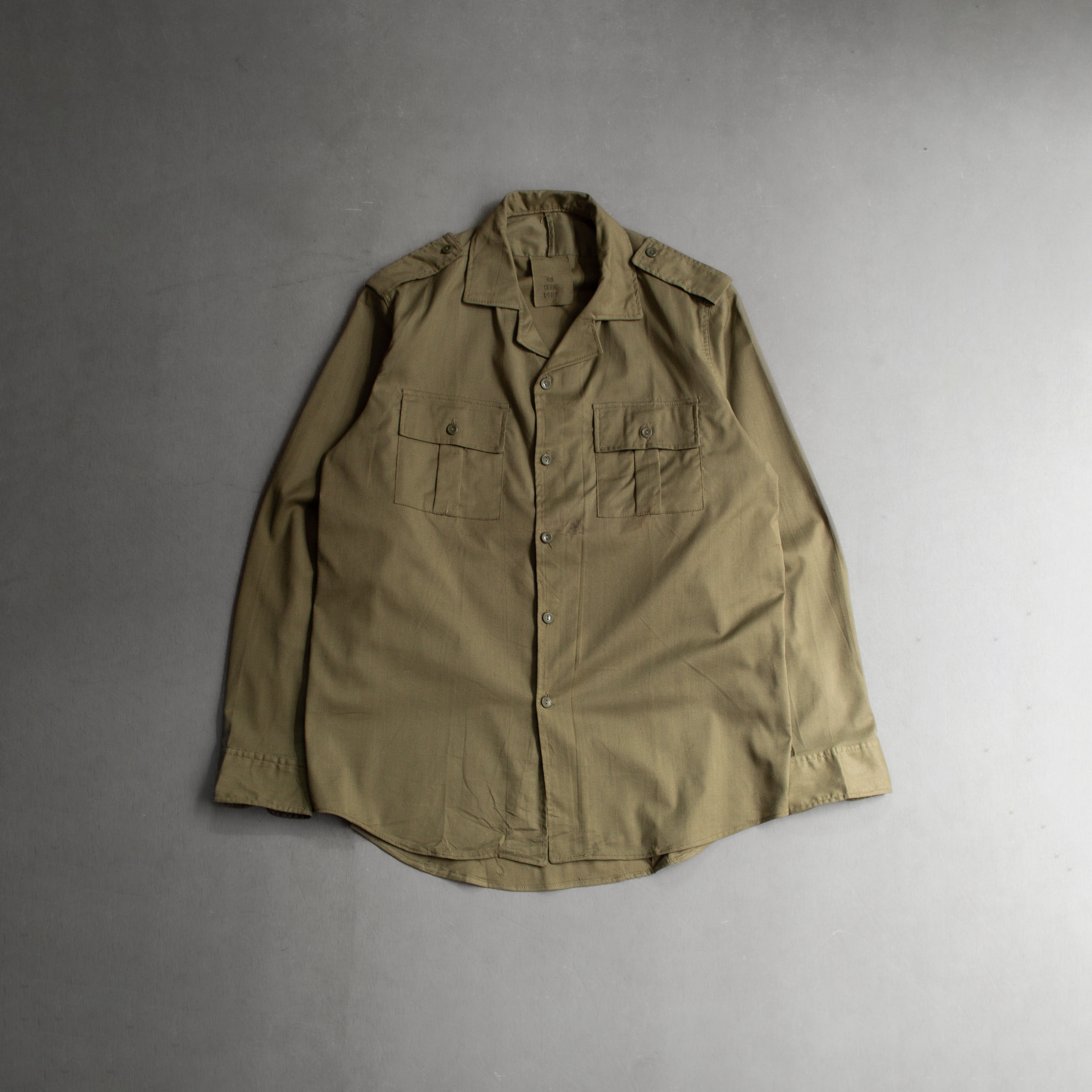 ROMANIA ARMY FIELD SHIRT 羅馬尼亞 軍裝 雙口袋 長袖 軍襯衫