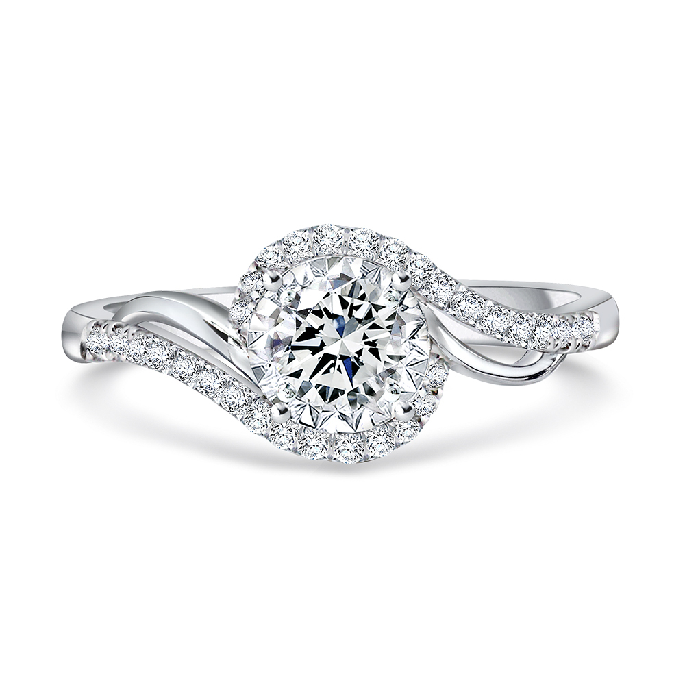 30分18K豪華浪情鑽石戒指