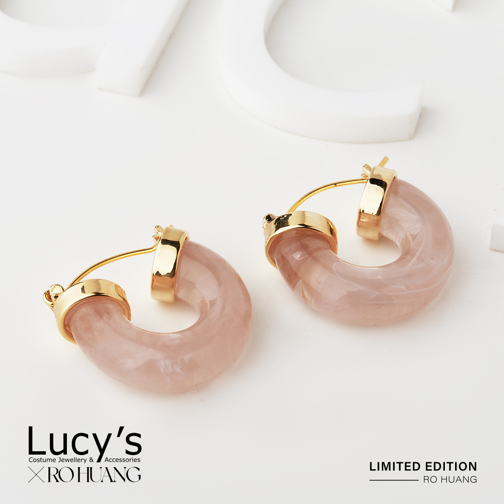 Lucy's X RO HUANG．耳環 (四色) (118979/118980/118981/118982)