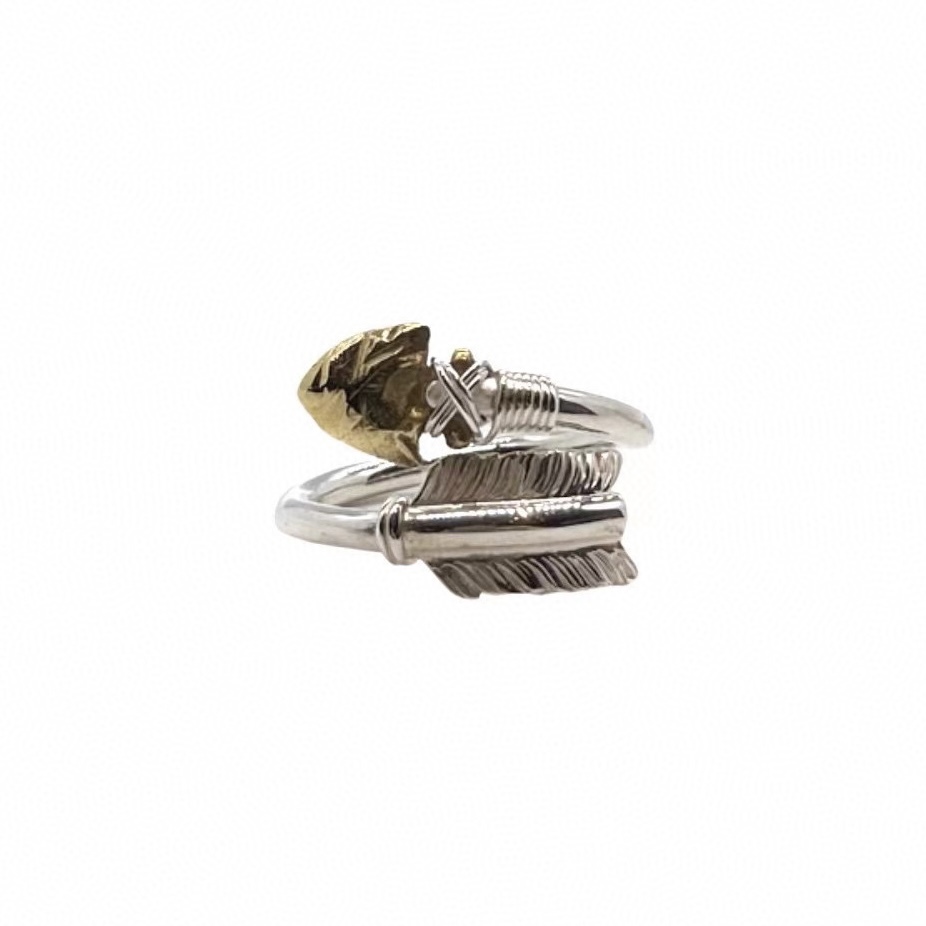 Goro’s Gold Head Feather Bow and Arrow Ring, goros online shop, goros ring authenticity, goros ring on sale, official goros online shop, goros ring discount, goros outlet