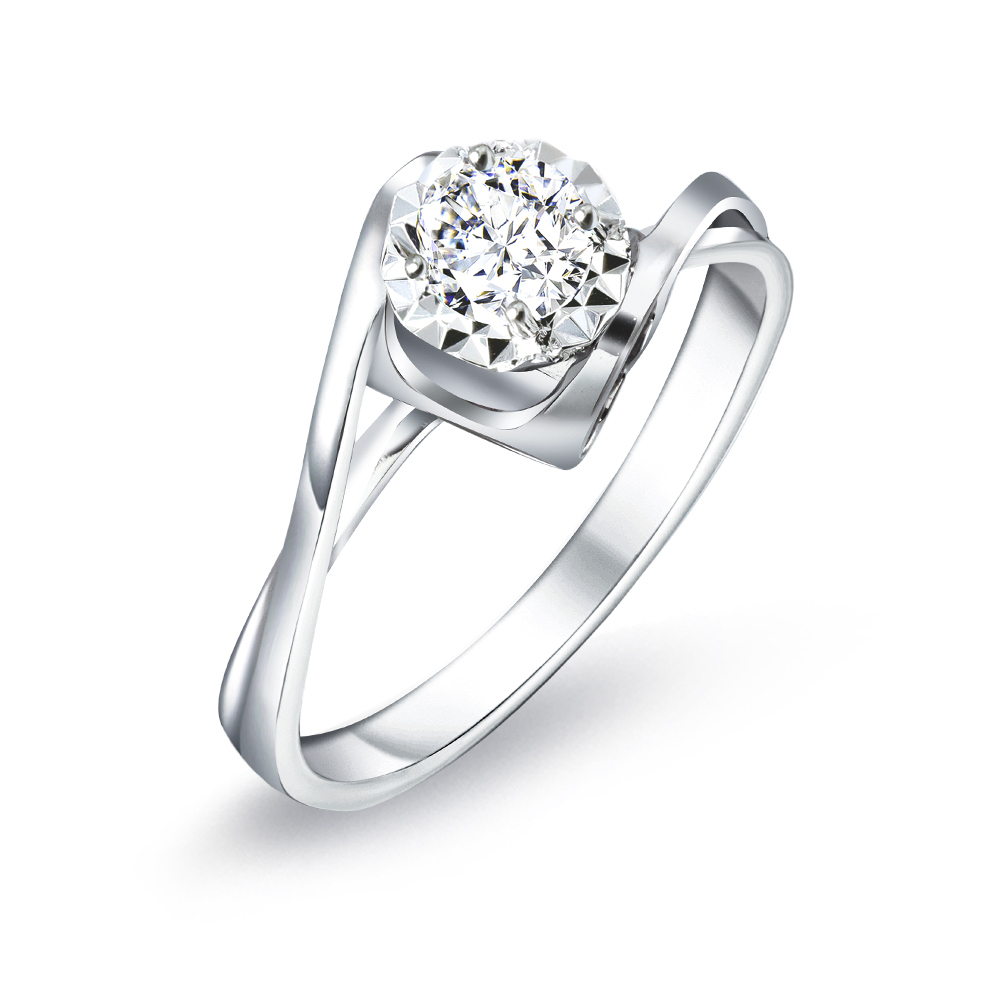 30分心心相印鑽石戒指