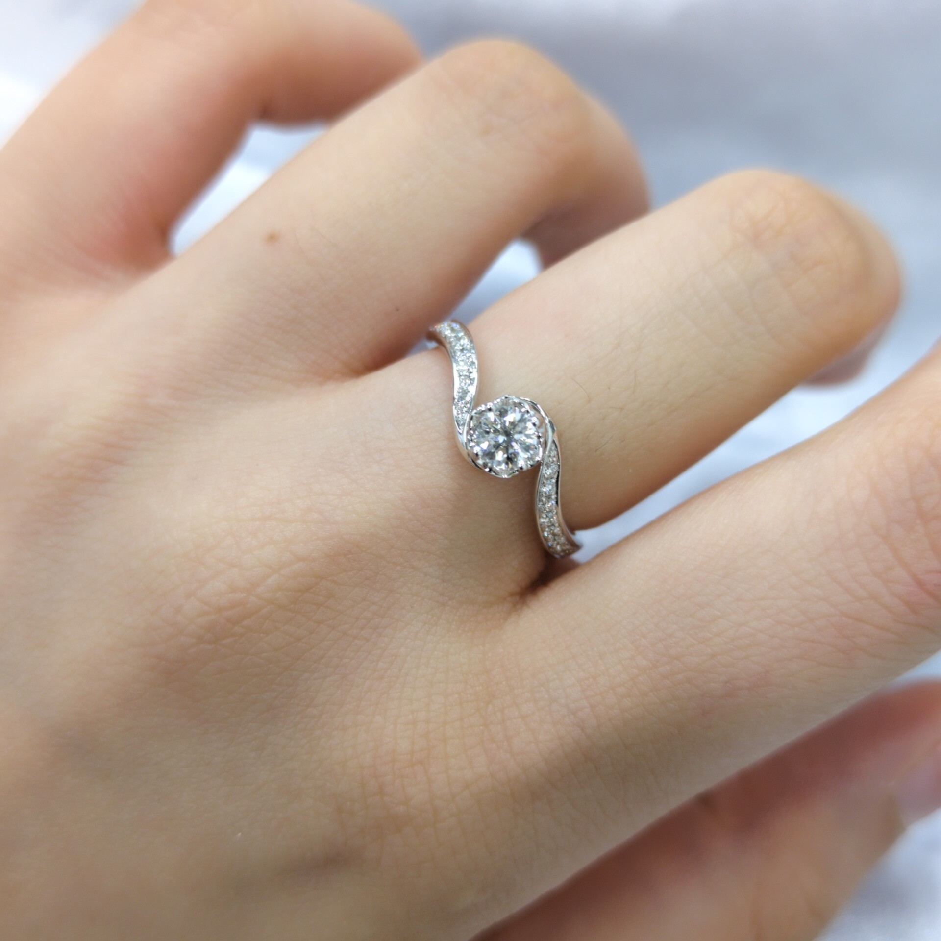 18K White Gold 0.36ct Diamond Ring