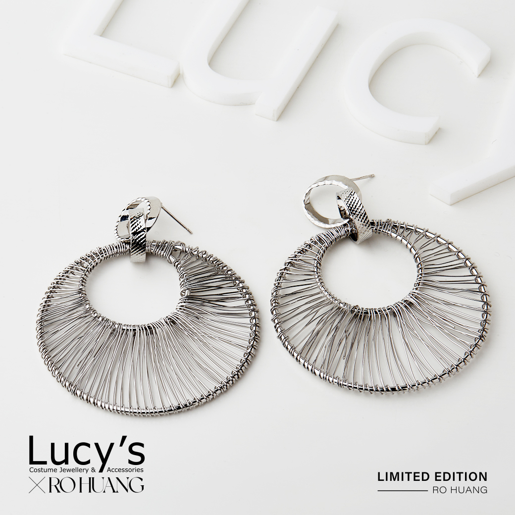 Lucy's X RO HUANG．耳環 (二色) (118872/118873)