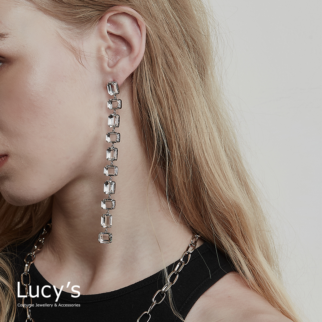 Lucy's X RO HUANG．耳環 (二色) (118407/118408)