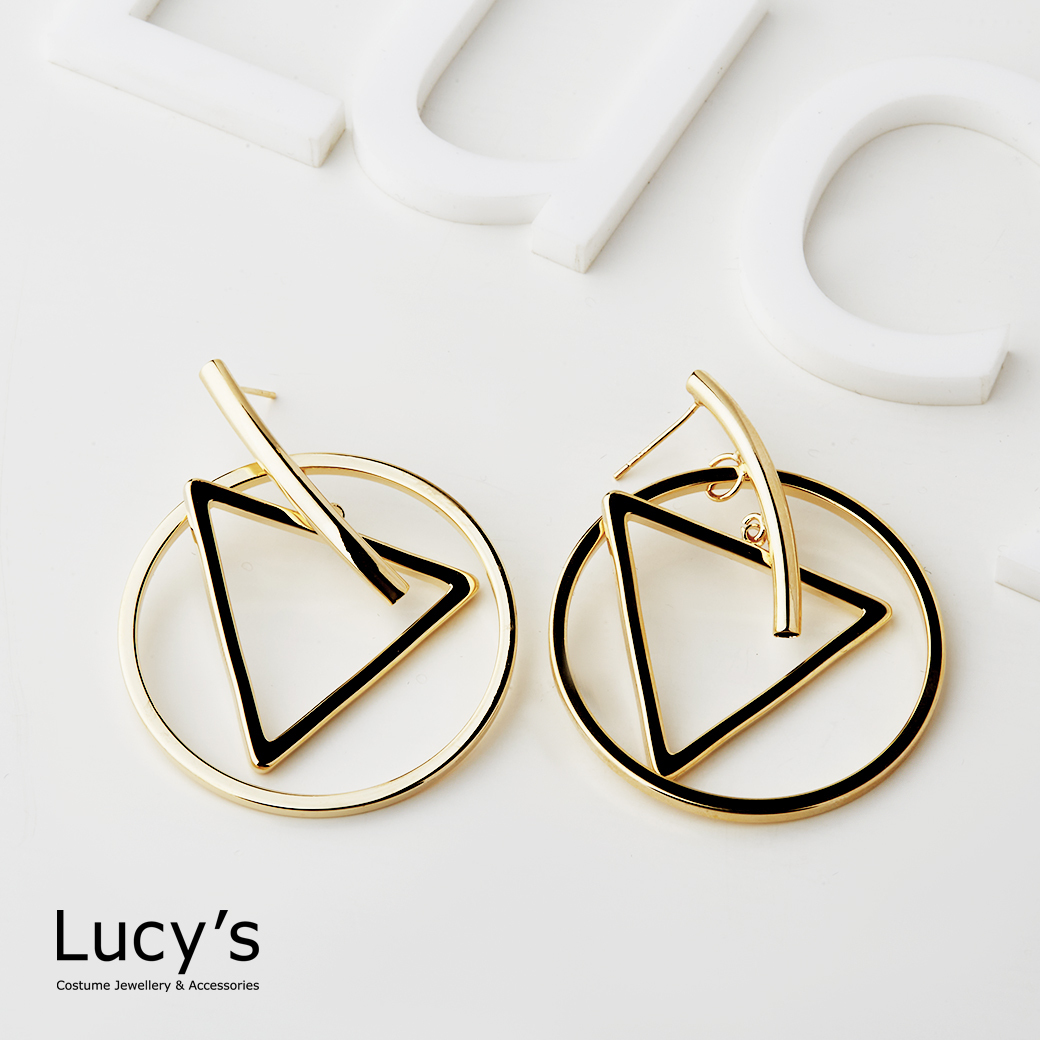 Lucy's X RO HUANG．耳環 (二色) (118992/118993)