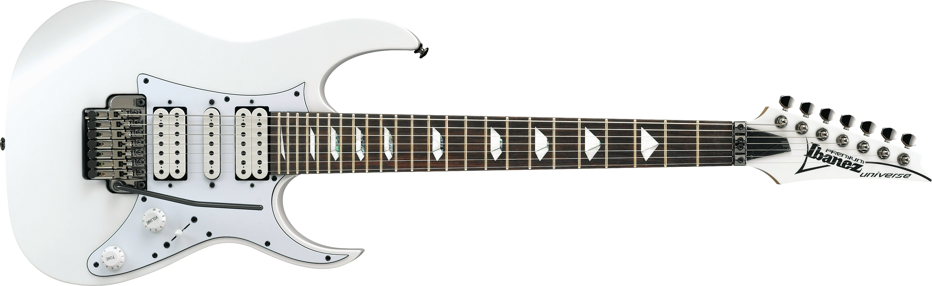 Ibanez Ibanez UV71P WH 印尼廠 Steve Vai 簽名款 七弦 電吉他 — 三峽吉他 / Bass