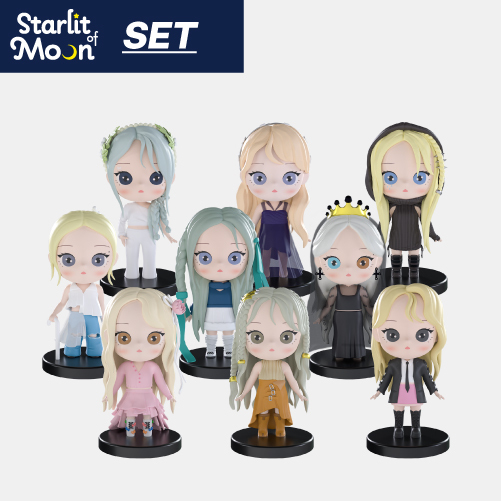[MOON BYUL] STARLIT OF MOON フィギュア セット 韓代頑童- 玟星MOON BYUL STARLIT OF MOON (RANDOM)_隨機公仔