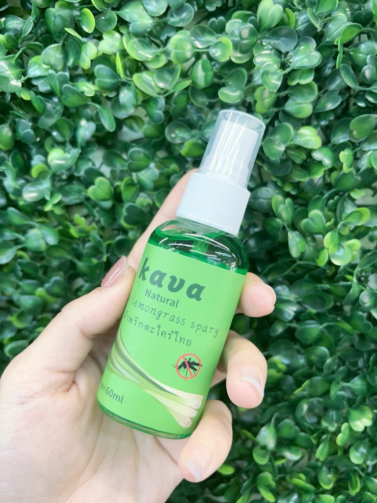 泰國 Kava 香茅檸檬草驅蚊防蚊戶外蚊怕水 60ml