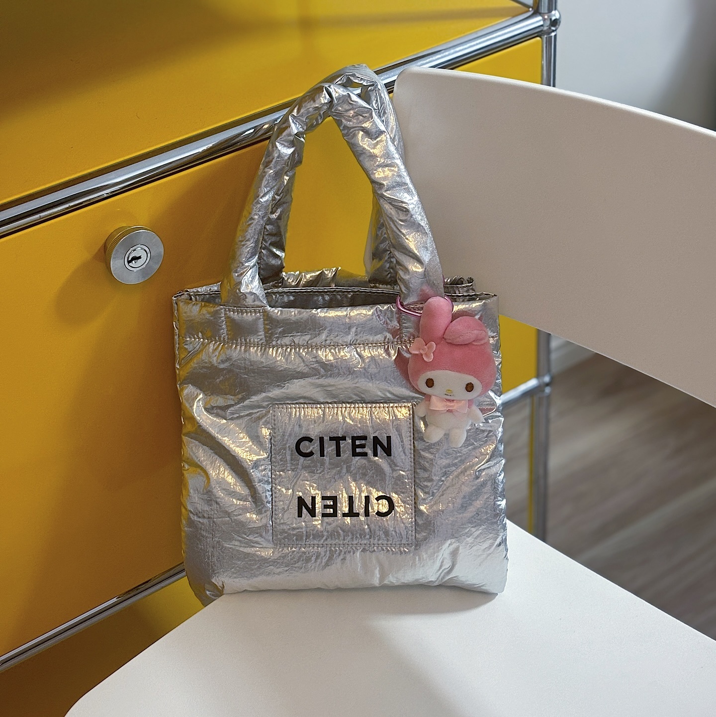 Citen 小香風 銀色 黑色 粉紅 綠色 日本 9色 手提包 托特包 購物袋