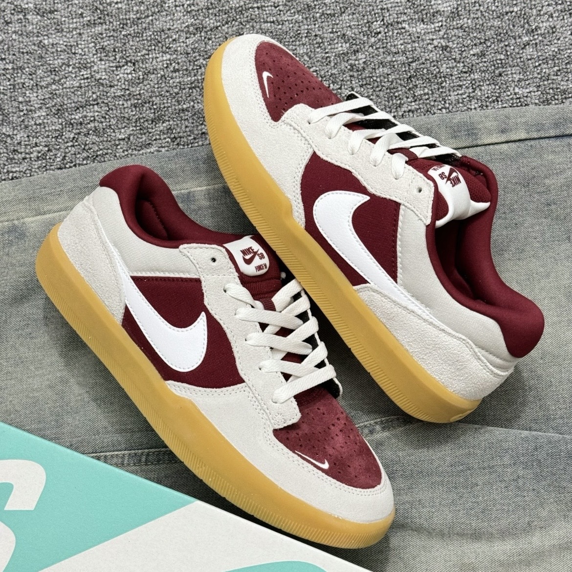 Nike SB Force 58 灰紅焦糖底 DV5477-601