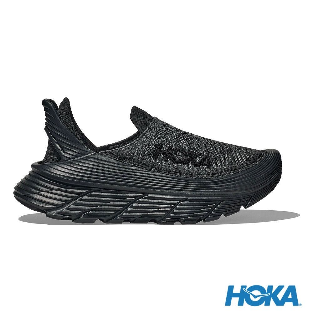 HOKA ONE ONE U Restore TC 恢復鞋 黑 26SS
