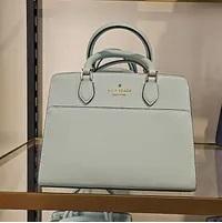 [S] KATE SPADE KC437 MADISON SMALL SATCHEL SAFFIANO LEATHER,BLUE GLOW, 196021500800 (SKS1203)
