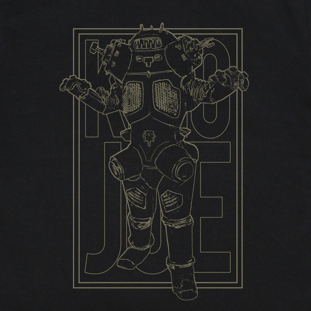 Cospa 1125  ｳﾙﾄﾗｾﾌﾞﾝ ｷﾝｸﾞｼﾞｮｰ ｲﾗｽﾄﾀｯﾁTｼｬﾂ/BLACK