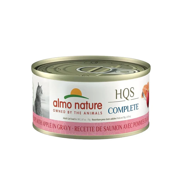 Almo Nature HQS Complete Salmon with Apple in Gravy 70g