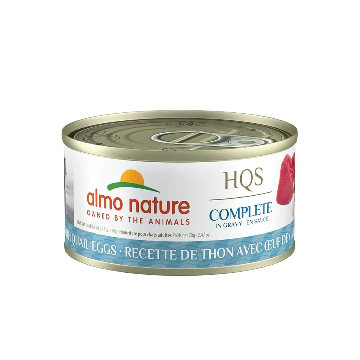 Almo Nature HQS Complete Tuna with Quail Egg in Gravy 70g