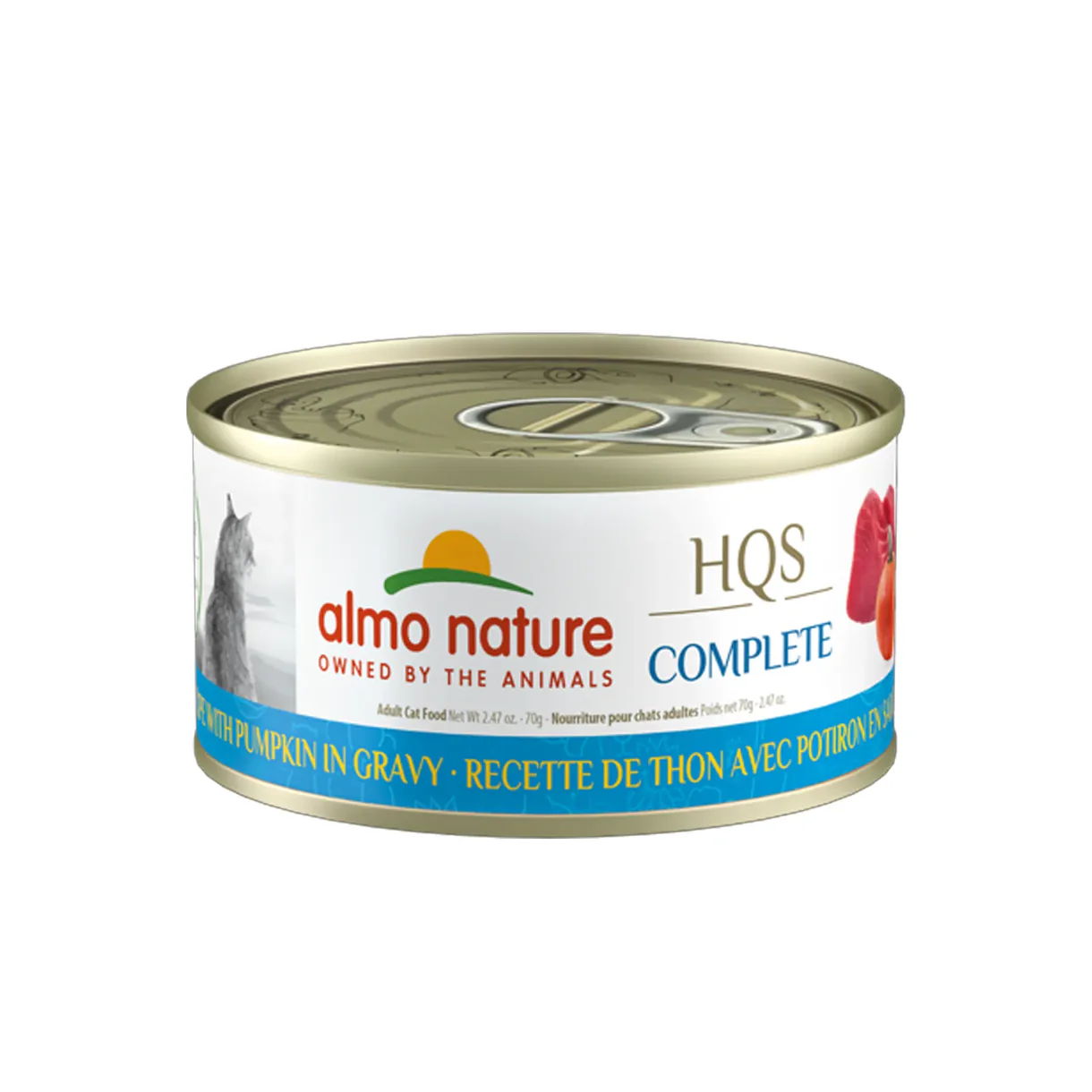 Almo Nature HQS Complete Tuna with Pumpkin in Gravy 70g