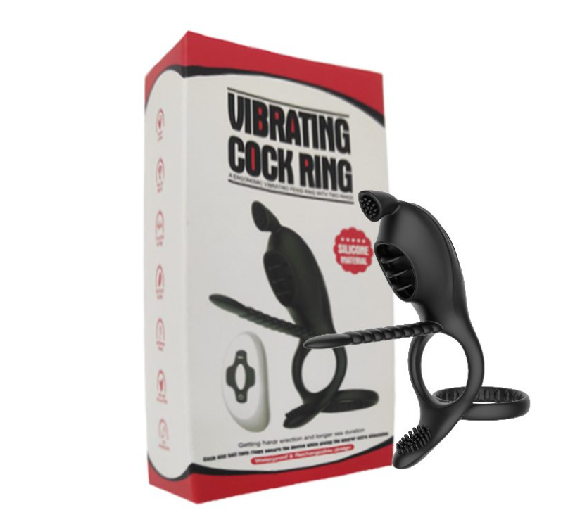 〔功能最齊〕PureJoy 多功能陰莖震動環