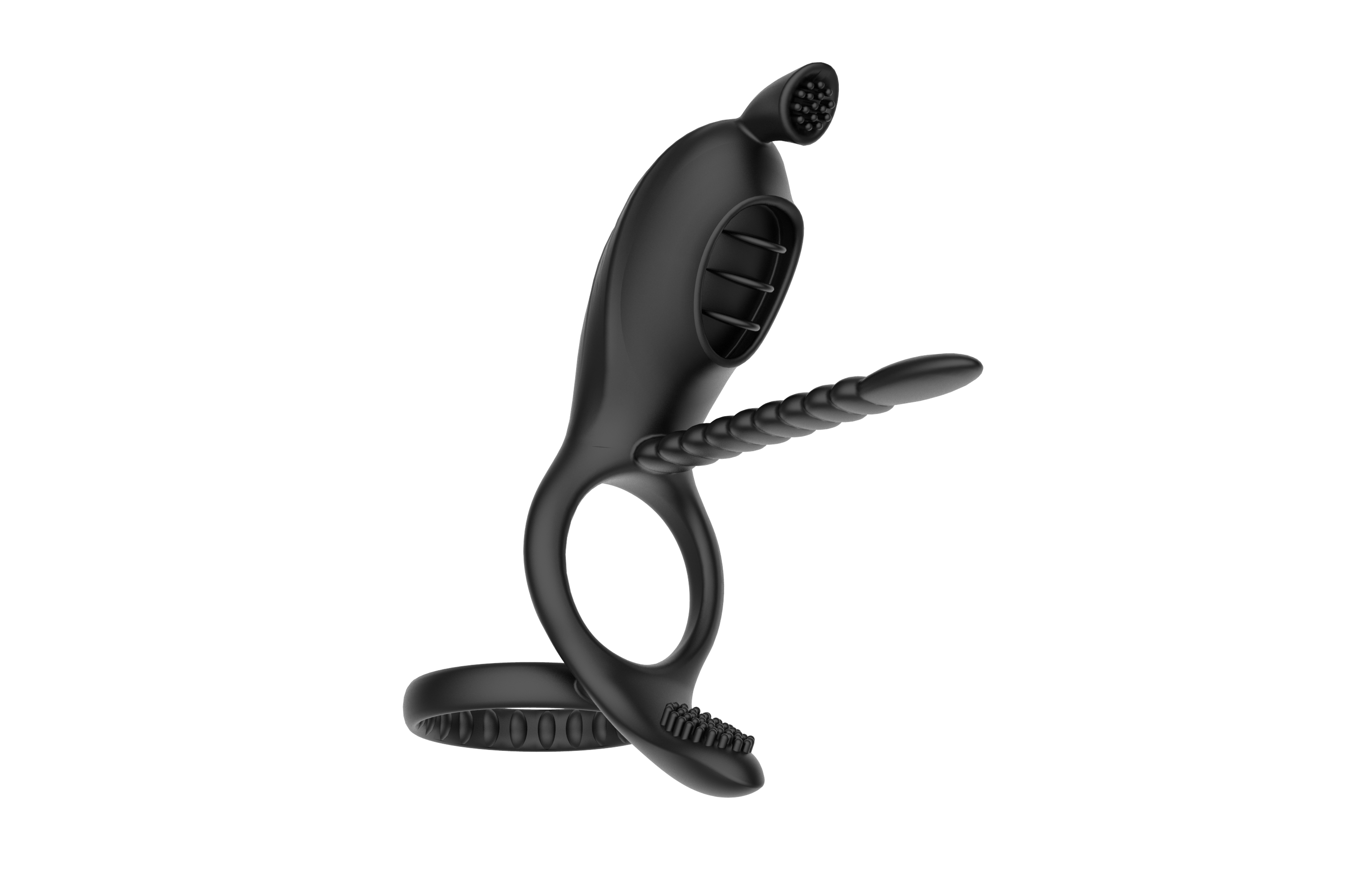 〔功能最齊〕PureJoy 多功能陰莖震動環