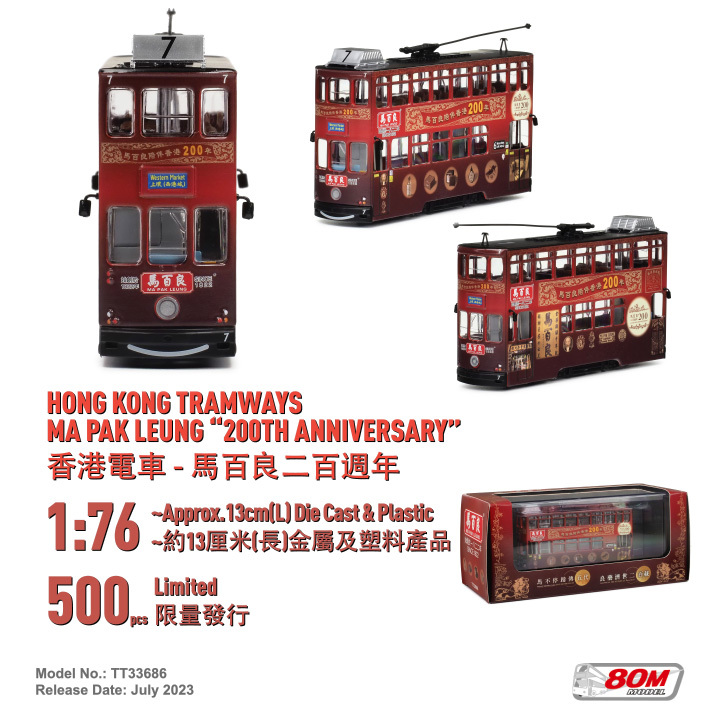 香港電車(HongKong Trams) \"TAIKOO SUGAR太古糖\"模型 香港電車(HongKong Trams) TAIKOO SUGAR太古糖 模型