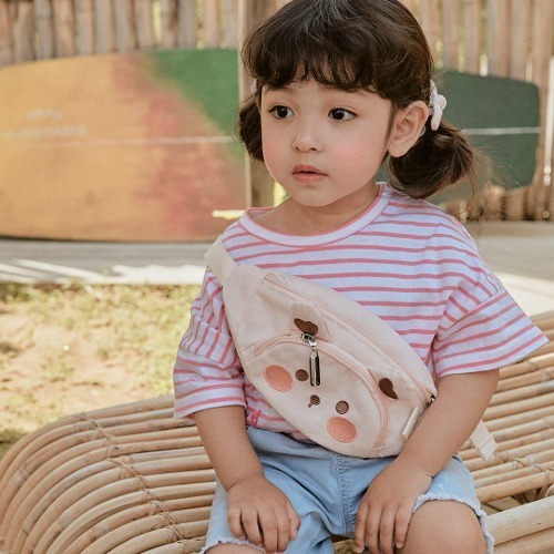 DTD卡通萌耳系列-寶寶出遊胸包