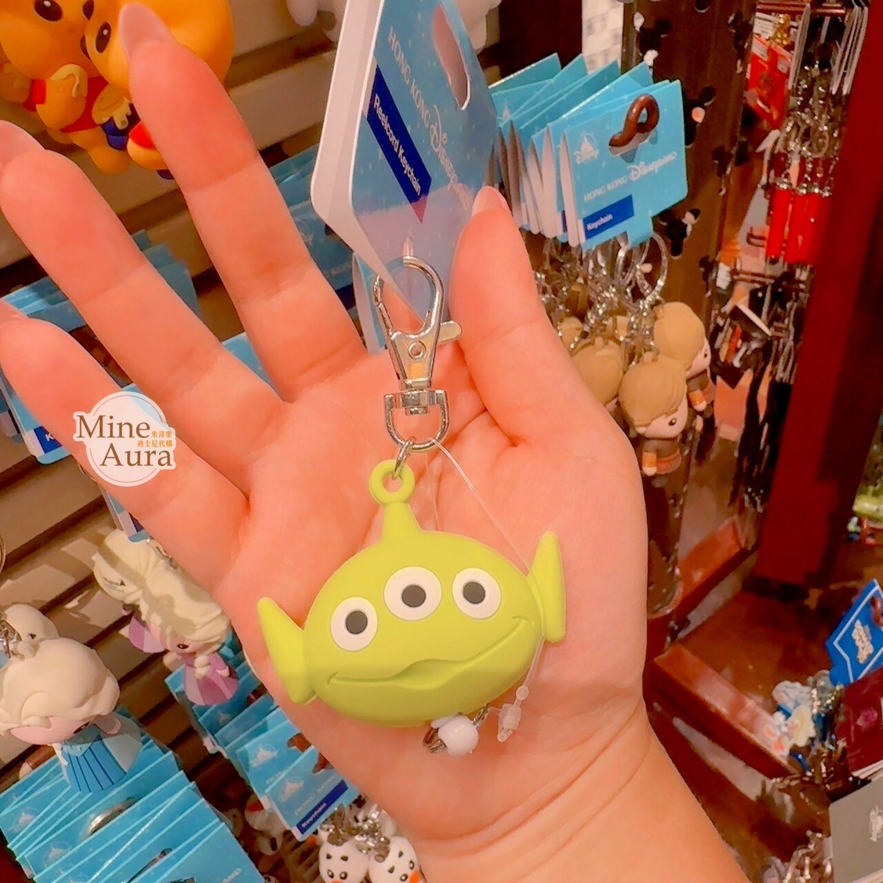 三眼怪 Alien 立體大頭 鑰匙圈 吊飾 玩具總動員 Toy Story -香港迪士尼樂園