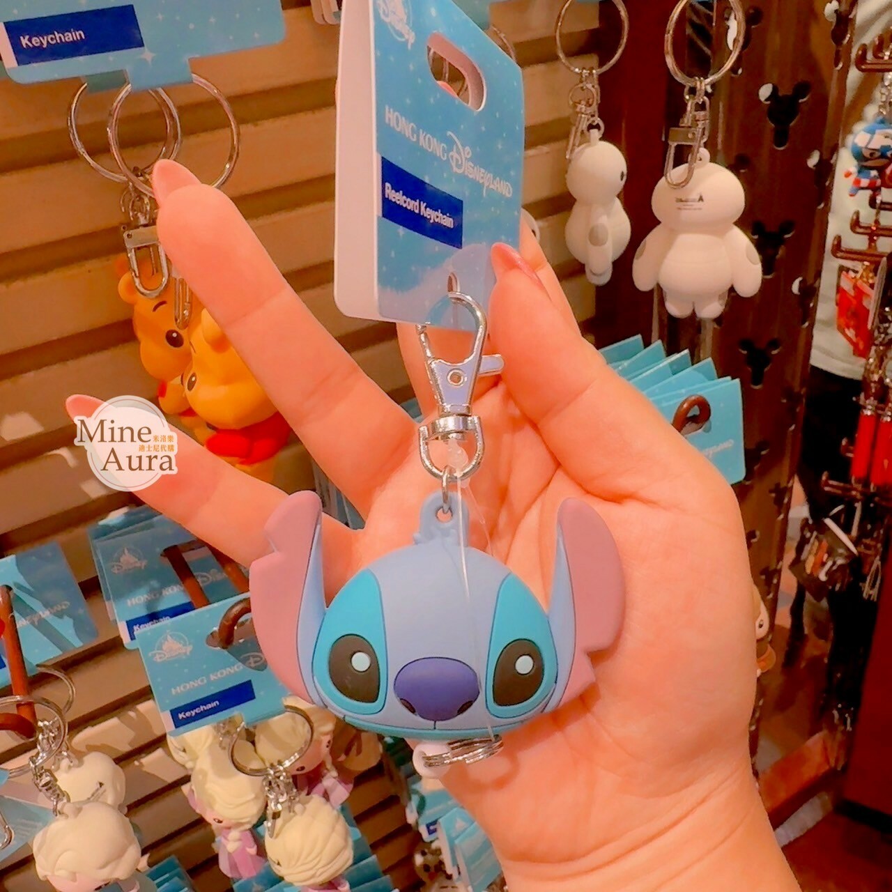 史迪奇 Stitch 立體大頭 鑰匙圈 吊飾 星際寶貝 Lilo & Stitch -香港迪士尼樂園