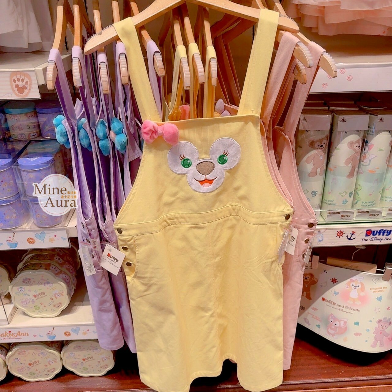 可琦安 餅乾 CookieAnn 大臉圖案 造型 連身裙 吊帶裙 -香港迪士尼樂園