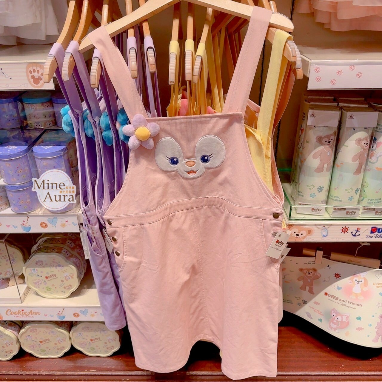 玲娜貝兒 Lina bell 大臉圖案 造型 連身裙 吊帶裙 -香港迪士尼樂園