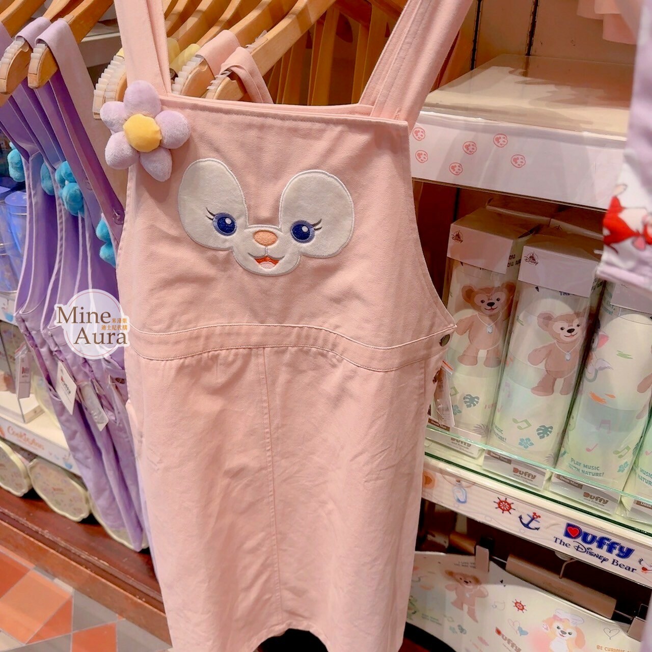 玲娜貝兒 Lina bell 大臉圖案 造型 連身裙 吊帶裙 -香港迪士尼樂園