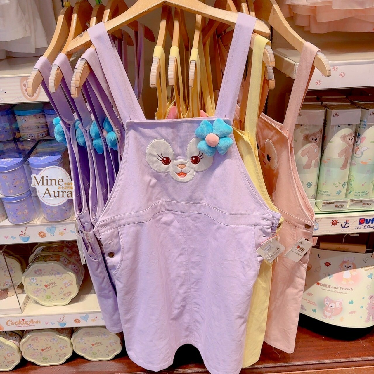 史黛拉露 星黛露 StellaLou 大臉圖案 造型 連身裙 吊帶裙 -香港迪士尼樂園