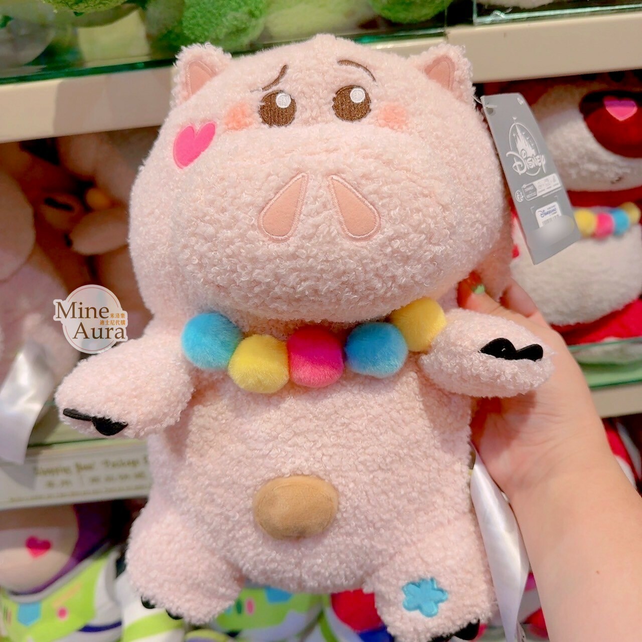 皮克斯 Pixar 玩心大發 系列 火腿豬 Ham M號 娃娃 玩偶 玩具總動員 Toy Story -香港迪士尼樂園