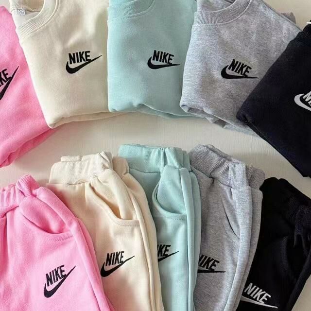 廠單 NK秋款純棉毛圈套裝