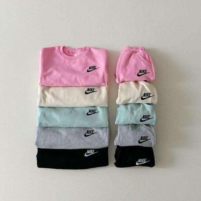 廠單 NK秋款純棉毛圈套裝