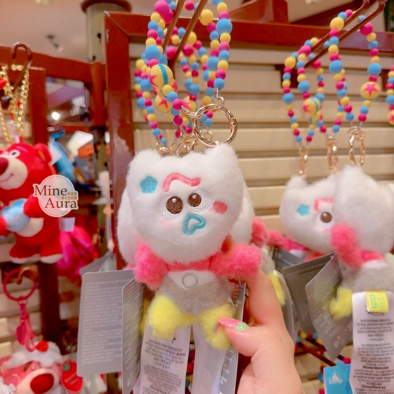 皮克斯 Pixar 玩心大發 系列 叉奇 Forky 絨毛 鑰匙圈 吊飾 玩具總動員 Toy Story -香港迪士尼樂園
