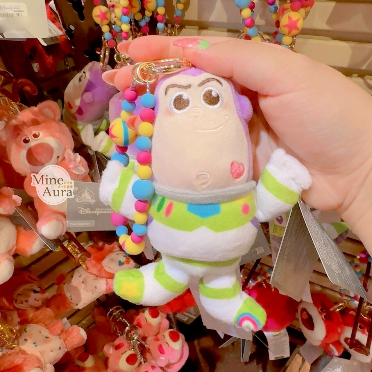 皮克斯 Pixar 玩心大發 系列 巴斯光年 Buzz Lightyear 絨毛 鑰匙圈 吊飾 玩具總動員 Toy Story -香港迪士尼樂園
