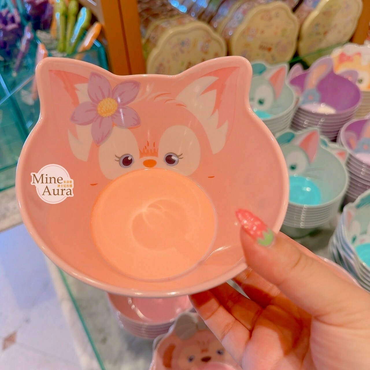 玲娜貝兒 Lina bell 兒童 餐具 造型碗/叉子/湯匙 -香港迪士尼樂園