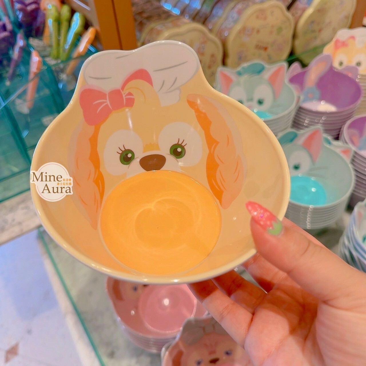 可琦安 餅乾 CookieAnn 兒童 餐具 造型碗/叉子/湯匙 -香港迪士尼樂園