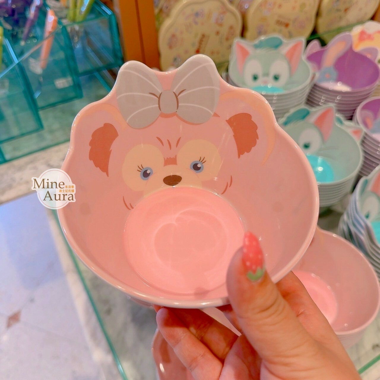 雪莉玫 ShellieMay 兒童 餐具 造型碗/叉子/湯匙 -香港迪士尼樂園